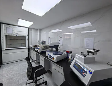 Şanghay Şirketi Laboratuvarı · Numune hazırlama